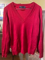 Pullover mit V-Ausschnitt, Longshirt, Shirt, Zara, M, rot Niedersachsen - Braunschweig Vorschau