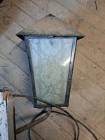 Alte  Aussenlampe  schwarz  Metall  DDR Sachsen-Anhalt - Weferlingen Vorschau