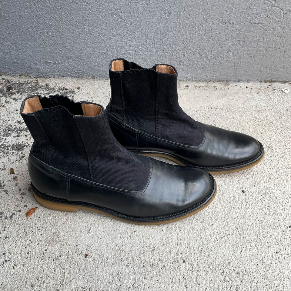Yohji Yamamoto Chelsea Boots Stiefel Schwarz Leder in Berlin