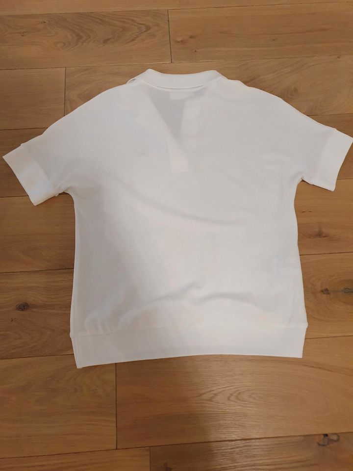 Lacoste Poloshirt Polo T-Shirt Loose Fit Damen Weiß XS in Bielefeld