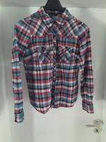 Karo Bluse, blau-weiß-rot kariert Gr. 38 40  Jeans Fritz Essen - Bergerhausen Vorschau