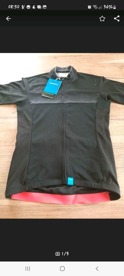 T-Shirt Shirt Shimano Escape Jersey Größe M in Radebeul