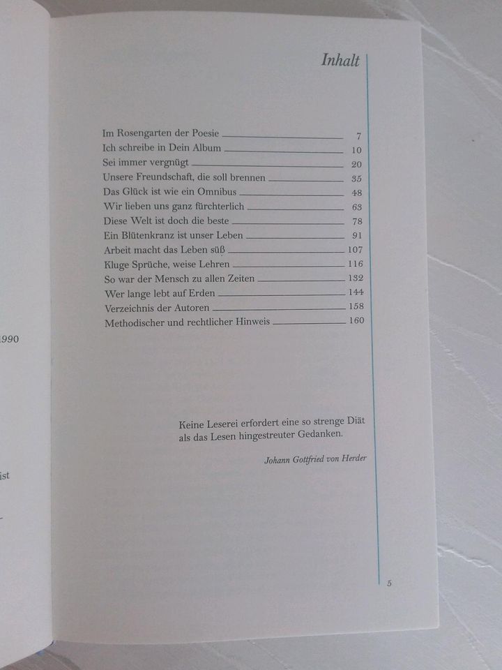 Verse fürs Poesie/Album Gedichte Sprüche Liebe Geburtstag in Baden