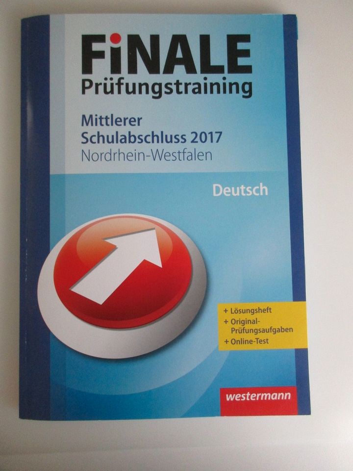 Finale Prüfungstraining Mittlerer Schulabschluss Deutsch NRW in Neuss