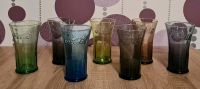 7 x Coca Cola Gläser, Glas, Longdrink, Longdrinkglas, bunt Niedersachsen - Diepenau Vorschau