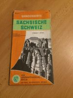 Landkarte Sächsische Schweiz - Original DDR Sachsen - Stolpen Vorschau