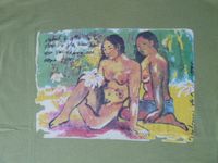 T-Shirt mit Südsee-Motiv à la Gauguin, in M ggf. L Rheinland-Pfalz - Budenheim Vorschau