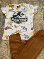 Jurassic World Shirt Dinosaurier Gr. 134 Sachsen-Anhalt - Zabenstedt Vorschau