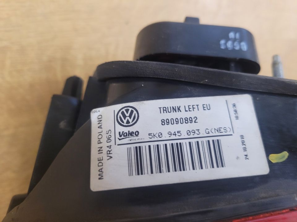 Rückleuchte VW Golf 6 Innen Links 5K0945093G Rücklicht in Duisburg