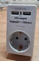 LogiLink PA0112 USB Steckdosenadapter / Netzteil 2x 5V 1000mA Bayern - Wolfertschwenden Vorschau