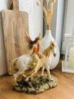 Große „Waldfee/ Elfe auf weißem Einhorn“ Figur 2001 Veronese Nordrhein-Westfalen - Hörstel Vorschau