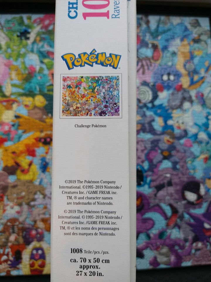 Ravensburger Puzzle Challenge Pokémon 1000, 3 Fehlteile (Tausch) in Berlin