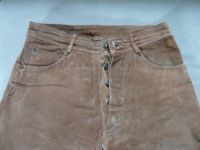 Wildlederhose lang, 5 Pocket Jeans Style, Größe 29, fuchsbraun Bayern - Gerbrunn Vorschau