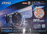 MSI Twin Frozr II 560ti Original Karton Mitte - Wedding Vorschau