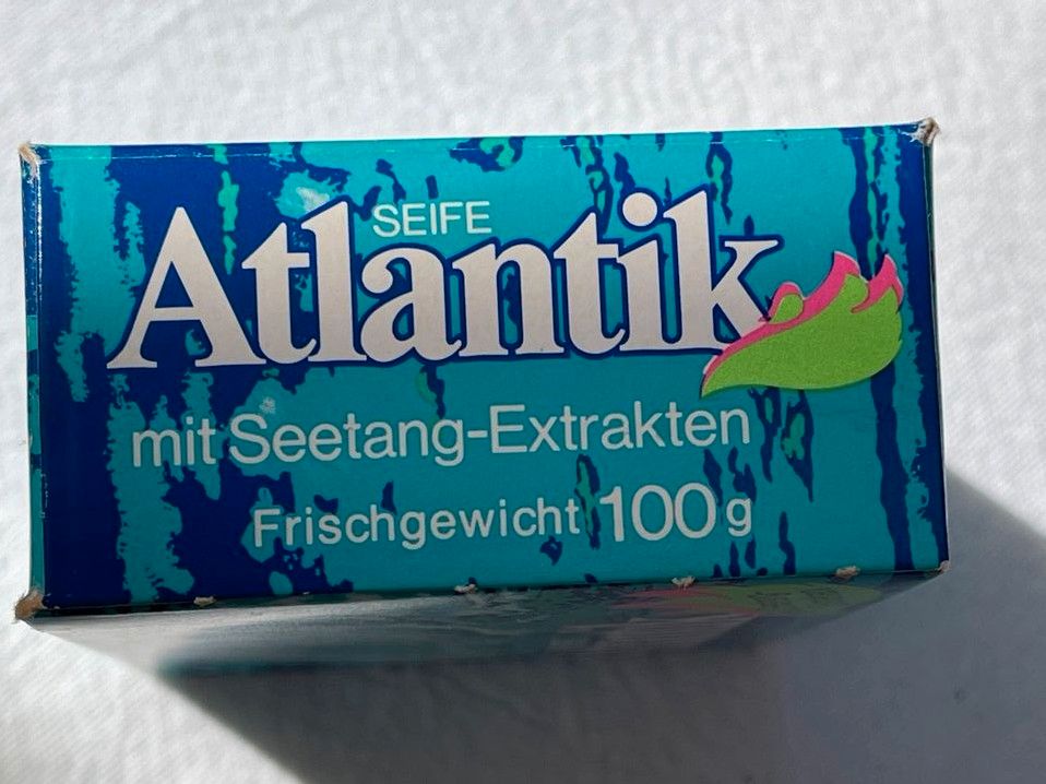 Original Atlantik Seife Seetang Extrakten OVP Vintage Sammler in Kranenburg