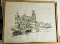 Bild Hamburger Elbbrücke von 1888 von Künstler Wolfgang Wichmann Niedersachsen - Seevetal Vorschau