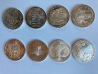 Acht 10 Mark Silbermünzen 1990 bis 1994 Nordrhein-Westfalen - Frechen Vorschau
