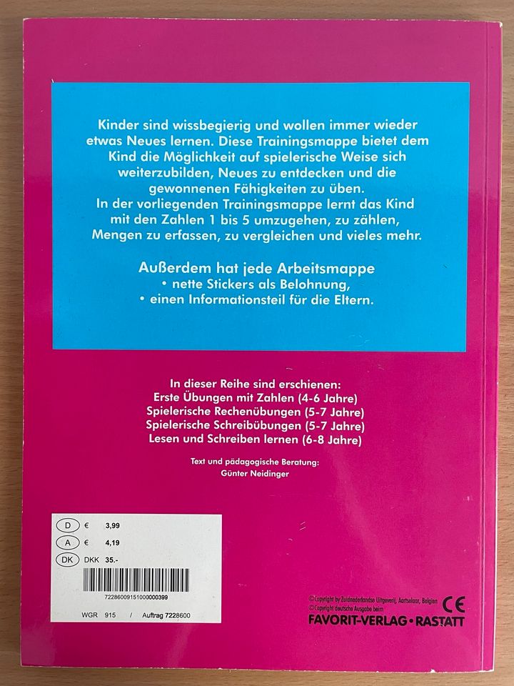 Vorschule, Übungshefte, Deutsch, Mathematik in Kaisersesch