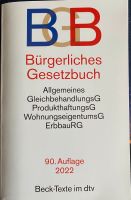 Bürgerliches Gesetzbuch 90.Auflage 2022 Niedersachsen - Emden Vorschau