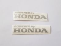 Powered by HONDA Aufkleber, Sticker, silber Bayern - Eiselfing Vorschau