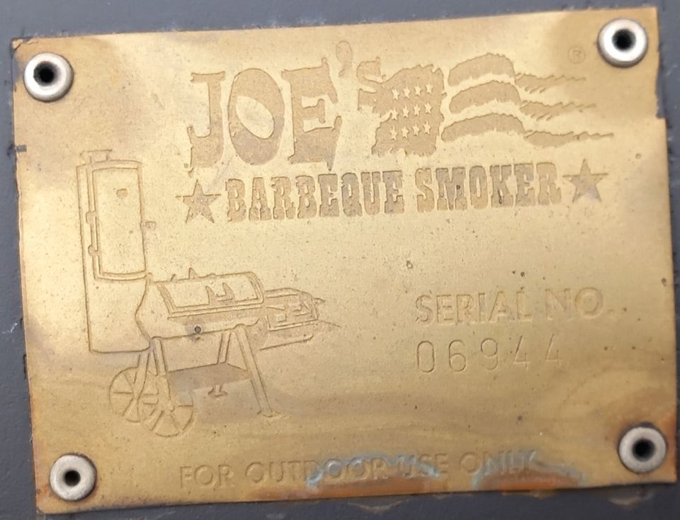 Joe's BBQ Smoker in Ulmen