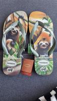 Havaianas Faultier Flip Flops Grün NEU ungetragen EUR-Größe 43/44 West - Höchst Vorschau