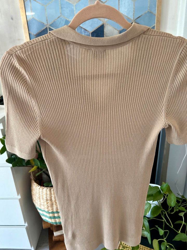 Wie NEU C&A Yessica Premium S Strickshirt Shirt Beige S 38 in Bielefeld