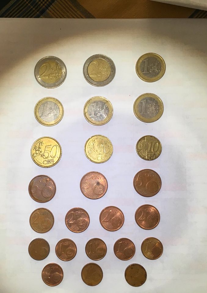 Sammler Verschiedene € EURO Münzen mit Fehlern FEHLPRÄGUNG in Riedlingen