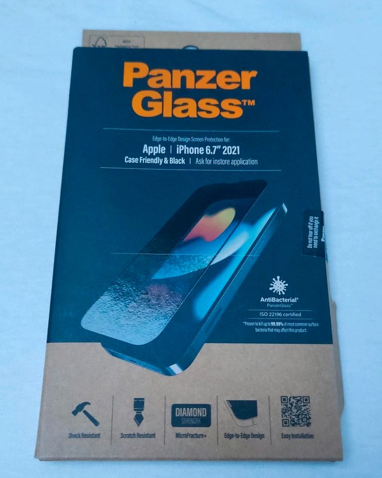 PanzerGlass Glas Displayschutz Apple iPhone 13 Pro Max, Neu! in Lindlar