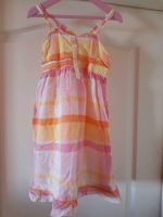 H&M Sommerkleid 122 Madraskaro rosa gelb orange Volant Saarland - Saarlouis Vorschau