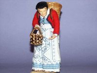 holzgeschnitzte Krippenfigur Bayern - Hiltenfingen Vorschau