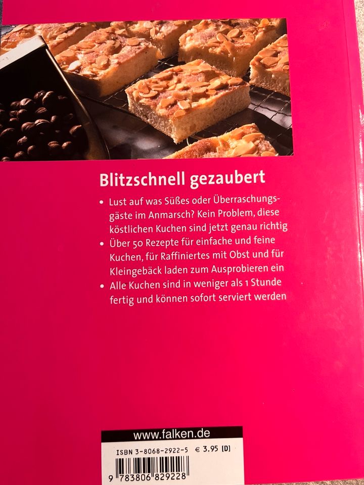 Kuchen schnell gemacht Backbuch in Niestetal