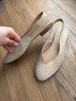 Pazolini Ballerinas/ Sandalen, Leder, soft Beige, Eu 37 Nordrhein-Westfalen - Paderborn Vorschau