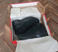 NIKE MOWABB OG, Gr. 42,5, UK 8 - black/white - total orange Niedersachsen - Burgdorf Vorschau