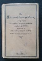 Alte RVO (Reichsversicherungsordnung) von 1911 Neumünster - Bönebüttel Vorschau