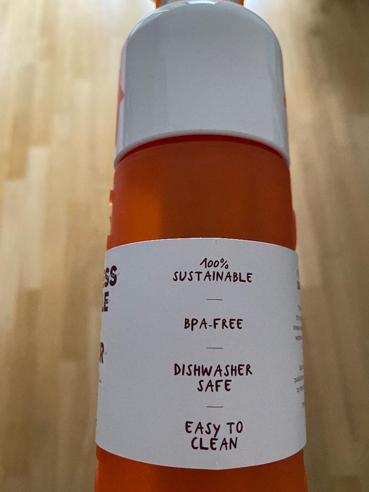 Dopper orange nachhaltige Wasserflasche - neu in Berlin