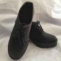 Schnürhalbschuhe Damen Oberm. Textil schwarz Gr.37 Absatz 9cm Baden-Württemberg - Neckartenzlingen Vorschau