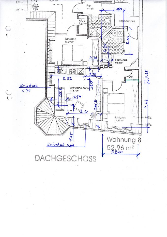 Gepflegte 2-Zi-Wohnung in der historischen Altstadt von Sonneberg in Sonneberg