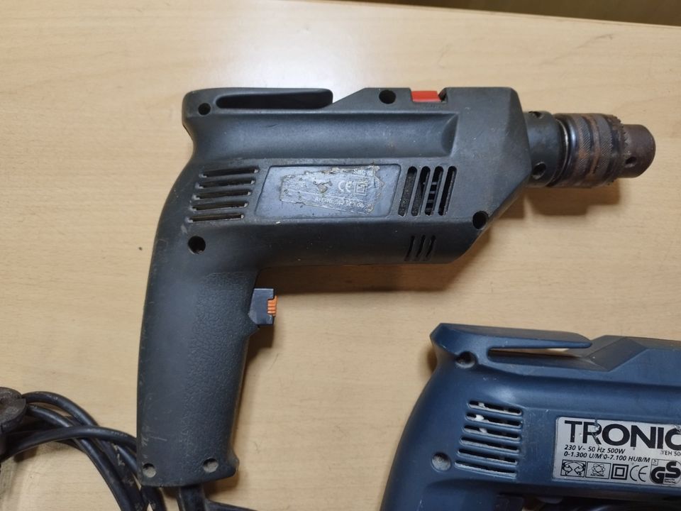 2 Bohrmaschine 500 W Tronic TEH 500  -Als defekt verkaufen in Döbeln