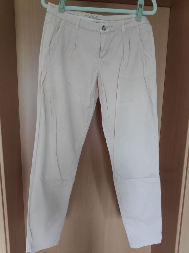 Esprit apricot Sommer Chino Hose Gr. 38 in Löbau