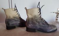 Felmini Leder Schuhe Lila/Creme Gr. 38 Batik Bayern - Rosenheim Vorschau