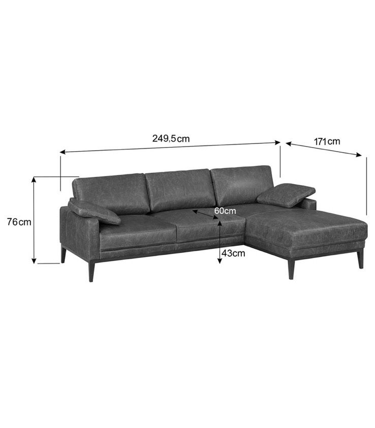 Ledersofa • Ecksofa • Leder • Couch in Finnentrop