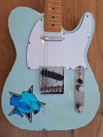 MJT Hot Rod Telecaster aged surf blue Bayern - Vohenstrauß Vorschau