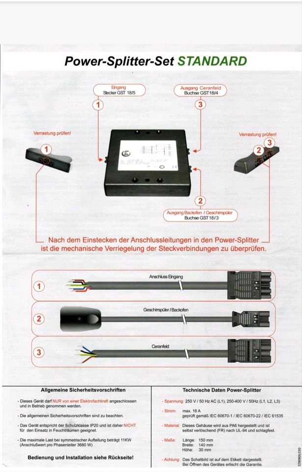 Power-Splitter-Set STANDARD in Bönen