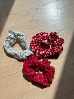 Scrunchies 3 Stück handmade rot/weiß Muster Blumen Rheinland-Pfalz - Trierweiler Vorschau