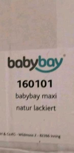 Versand! Babybay Maxi Naturlack Babybett Stubenwagen Laufstall in Hamburg