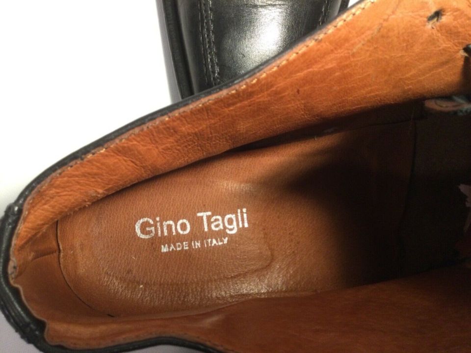 Gino Tagli Schnür-Stiefeletten schwarz, Größe 45 in Freudenberg