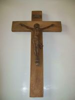 Altes Holzkreuz, Jesus, Metall - Holz Schleswig-Holstein - Büdelsdorf Vorschau
