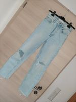 Jeans, 36, Stradivarius, hellblau, Cutouts, Used look Bayern - Zandt Vorschau