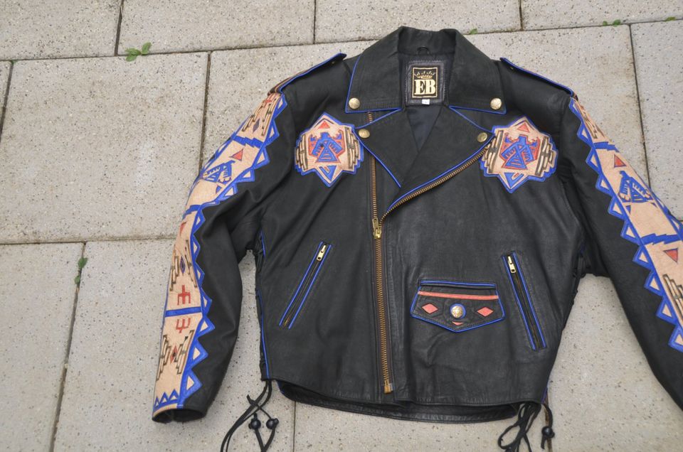 21. EB High End Leather Kombi( Echtlederjacke + Echtleder Chaps ) in Niederstetten